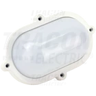Kép 2/5 - Védett, műanyag házas LED hajólámpa, ovális forma  230 VAC, 50 Hz, 8 W, 710 lm, 4000 K, IP65, EEI=F
