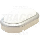 Kép 1/5 - Műanyag házas LED hajólámpa ezüst kerettel, ovális  230 V, 50 Hz, 15 W, 4000 K, 1050 lm, IP54, ABS+PC, EEI=G