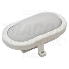 Kép 1/5 - Műanyag házas LED hajólámpa, ovális forma  230 V, 50 Hz, 12 W, 840 lm, 4000 K, IP54, EEI=G