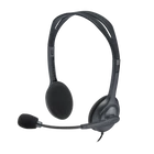 Kép 1/3 - LOGITECH Fejhallgató 2.0 - H111 Vezetékes Mikrofonos