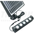 Kép 2/2 - Napelemes LED spot fényvető mozgásérzékelővel  8W, 4000 K, 700 lm, IP65, 3,7 V 4000 mAh