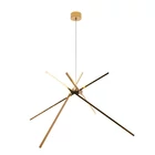 Kép 1/4 - MaxLight P0457 LAMPA WISZĄCA SPIDER ZŁOTA - MAX-P0457