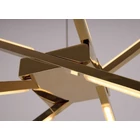 Kép 2/4 - MaxLight P0457 LAMPA WISZĄCA SPIDER ZŁOTA - MAX-P0457