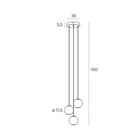 Kép 4/4 - MaxLight P0479 LAMPA WISZĄCA NOBILE III - MAX-P0479
