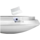 Kép 4/8 - Műanyag védett beltéri fali LED lámpatest mozgásérzékelővel  230VAC,16W,5,8GHz,360°,1-8m,10s-10mn,4500K,IP66,1300lm,EEI=G