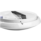 Kép 6/8 - Műanyag védett beltéri fali LED lámpatest mozgásérzékelővel  230VAC,16W,5,8GHz,360°,1-8m,10s-10mn,4500K,IP66,1300lm,EEI=G