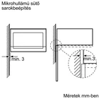 Kép 7/12 - Bosch BEL554MS0 MIKROHULLÁMÚ SÜTŐ BEÉPÍTHETŐ