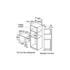 Kép 10/12 - Bosch BEL554MS0 MIKROHULLÁMÚ SÜTŐ BEÉPÍTHETŐ