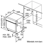 Kép 3/12 - Bosch SMI2HVS02E MOSOGATÓGÉP BEÉPÍTHETŐ 14 TERÍTÉK