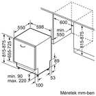 Kép 9/10 - Bosch SMV2HVX02E MOSOGATÓGÉP BEÉPÍTHETŐ 14 TERÍTÉK INTEGRÁLT