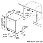 Kép 6/16 - Bosch SBH6TCX01E MOSOGATÓGÉP BEÉPÍTHETŐ 14 TERÍTÉK INTEGRÁLT