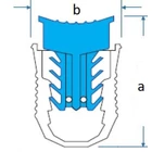 Kép 3/3 - Mérőóra plomba  30,5×21mm