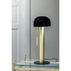 Kép 2/3 - Markslöjd COSTA Table 1L Black/Brushed brass - MS-108576