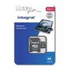 Kép 2/2 - 64 GB-os nagy sebességű microSDHC/XC V30 UHS-I U3 memóriakártya