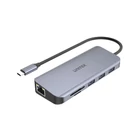 Kép 1/3 - UNITEK D1026B notebook dock/port replicator USB 3.2 Gen 1 (3.1 Gen 1) Type-C Grey