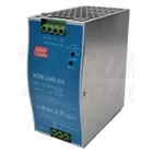 Kép 1/2 - DIN sínre szerelhető tápegység szabályozható DC kimenettel  90-264 VAC / 24-28 VDC, 240 W, 0-10 A