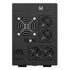 Kép 2/2 - NJOY Szünetmentes 2000VA - Cadu 2000 (4 Schuko, line-interaktív, RJ11/45 vonalvédelem(1Gb/s), fekete)