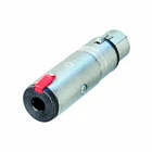 Kép 2/2 - XLR-Adapter XLR 3-Pólusú Aljzat - 6.35 mm-es Aljzat Ezüst