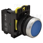 Kép 1/2 - Egyszerű nyomókapcsoló, kék  1×NO, 5A/230V AC-15, IP65