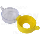 Kép 2/2 - Lakatolható sapka  D=50mm/d=22mm; h=32mm; POLYCARBONATE