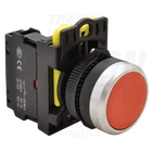 Kép 1/2 - Egyszerű nyomókapcsoló, piros  1×NC, 5A/230V AC-15, IP65