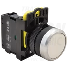 Kép 1/2 - Egyszerű nyomókapcsoló, fehér  1×NO, 5A/230V AC-15, IP65