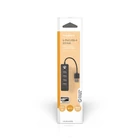 Kép 3/3 - Nedis 4 portos USB2.0 HUB, UHUBU2420BK