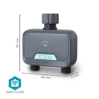 Kép 5/7 - Nedis BTWV20GY smartlife Bluetooth® automata víz / locsolás vezérlő, elemes táp