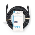 Kép 1/3 - Nedis CAGL25000BK100 optikai audio kábel, TosLink dugó, hossz 10m