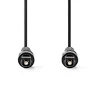 Kép 2/3 - Nedis CAGL25000BK50 optikai audio kábel, TosLink dugó, hossz 5m