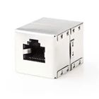 Kép 1/3 - Nedis CCGB89011ME Cat5e / Cat6, RJ45 UTP toldó, árnyékolt, fém