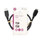 Kép 2/2 - Nedis CCGL61500BK05 USB3.2 - micro-B (micro B) kábel, 5 Gbps, 0,5m