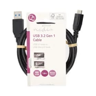 Kép 2/2 - Nedis CCGL61500BK10 USB3.2 - micro-B (micro B) kábel, 5 Gbps, 1m