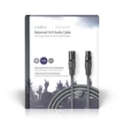 Kép 3/3 - Nedis COTG15010GY150  XLR 3 tűs dugó | XLR 3 tűs aljzat, 15m