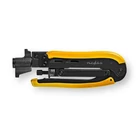 Kép 1/7 - Nedis CSGG49530YE antennkábel kompresszíós fogó, fekete/sárga, ABS, acél,