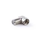 Kép 2/4 - Nedis CSGP41942ME F adapter 90°,  F dugó - F aljzat, 10db/csomag
