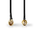 Kép 1/3 - Nedis SMA kábel, 50 Ohm, 1m, CSGL02010BK10