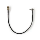 Kép 2/3 - Nedis SMA kábel, SMA aljzat - TS9, 50 Ohm, 0.20m, CSGB02125BK02