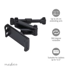 Kép 1/6 - Nedis TCMT210BK autós tablet / telefon tartó konzol 4,7 - 12,5", fejtámlára