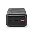 Kép 3/5 - Nedis UPBKPD30000BK hordozható külső akkumulátor, powerbank 30000mAh