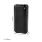 Kép 4/5 - Nedis UPBKPD30000BK hordozható külső akkumulátor, powerbank 30000mAh