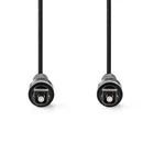 Kép 1/3 - Nedis CAGL25000BK30 optikai audio kábel, TosLink dugó, hossz 3m