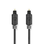 Kép 1/3 - Nedis CABW25000AT20 optikai audió kábel, TosLink dugó, hossz: 2 m