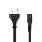Kép 2/3 - Nedis táp kábel IEC-320-C1, 2 x 0.75 mm˛, hossz 2m, CEGL11060BK20