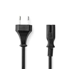 Kép 2/3 - Nedis táp kábel IEC-320-C7, 2 x 0.75 mm˛, hossz 2m, CEGL11040BK20