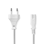 Kép 1/3 - Nedis CEGL11040WT50 táp kábel IEC-320-C7, 2 x 0.75 mm, hossz 5m, fehér