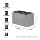 Kép 8/8 - Qoltec 5315 Docking station HDD/SSD | 2.5"/3.5" SATA | USB 3.0