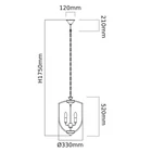 Kép 3/4 - ORLICKI Ganza 4xE14 max 12W LED 230V - OR-OR80346