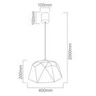 Kép 3/4 - ORLICKI 1xE27 max 15W LED 230V - OR-OR80469