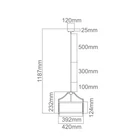 Kép 3/4 - ORLICKI   3xE27 max 15W LED 230V - OR-OR80865